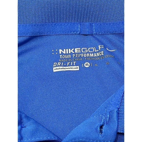 Nike‎ Polo Golf  Blue Size XL - Picture 4 of 7